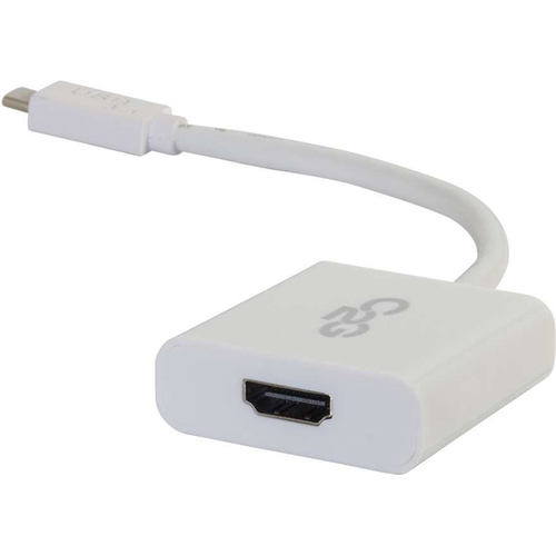 C2G 3.1 USB C to HDMI AV Adpt Wht
