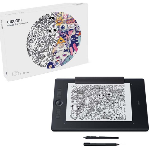 Wacom Intuos Pro Large Paper Creative Pen Tablet, Black - PTH860P