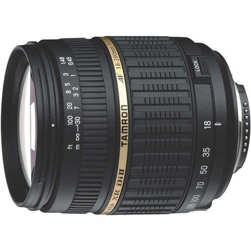Tamron 18-200mm F/3.5-6.3 AF DI-II LD Lens f/ Nikon w/ Built-in motor, 6-Yr US Warranty