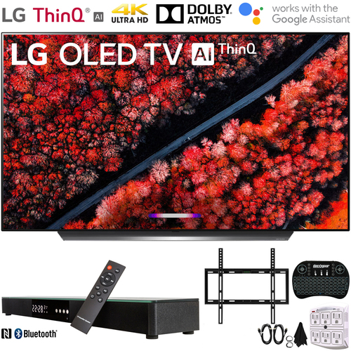 LG 65` C9 4K HDR Smart OLED TV w/ AI ThinQ (2019) + 31` Soundbar Bundle