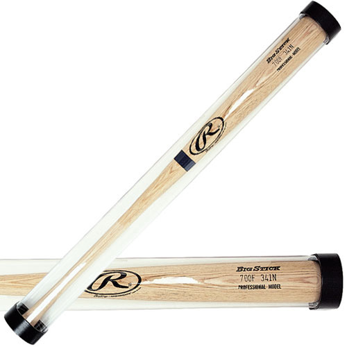 Rawlings Baseball Bat Display Clear Tube up to 34`