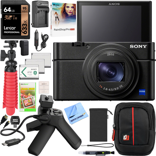 Sony Cyber-Shot DSC-RX100 VII Camera Kit DSC-RX100M7 Grip Tripod VCT-SGR1 Pro Bundle