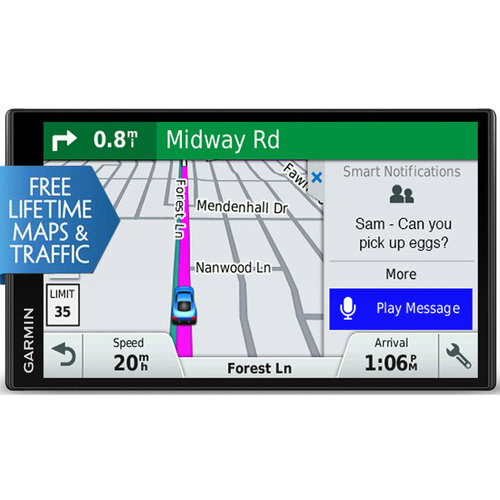 Garmin DriveSmart 61 NA LMT-S 6.95` GPS w/ Smart Features - Refurbished