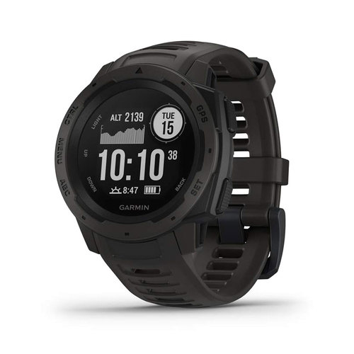 Garmin Instinct Rugged Outdoor Watch with GPS, and Heart Rate Monitoring, Graphite