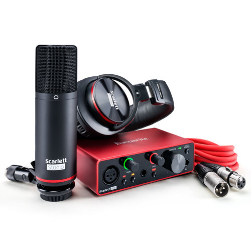 Focusrite Scarlett Solo Studio USB Audio Interface and Recording Bundle (3rd Generation)