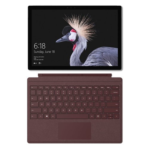 Microsoft FJT-00001 Surface Pro 12.3` Touch Tablet w Burgundy Signature Type Cover