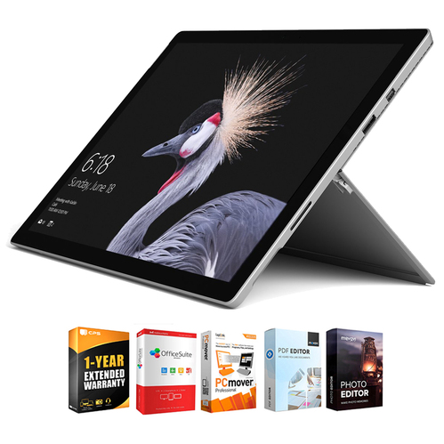 Microsoft FJX-00001 Surface Pro 12.3` Intel i5-7300U Touch Tablet+Software+Warranty Bundle