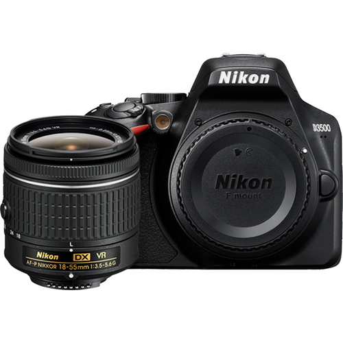 Nikon D3500 24.2MP DSLR Camera with AF-P DX NIKKOR 18-55mm f/3.5-5.6G VR Lens REFURB