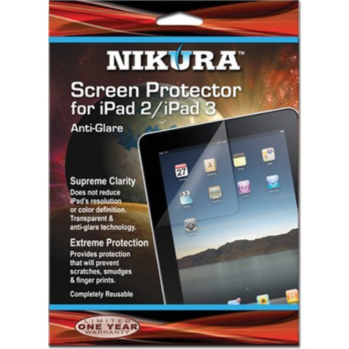 Nikura Screen Protector for iPad 2 and iPad 3