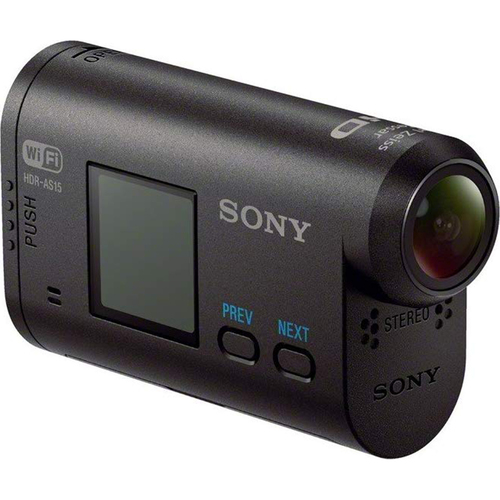 Sony HDR-AS15/B Compact POV Wi-Fi Enabled Action Camera - Open Box