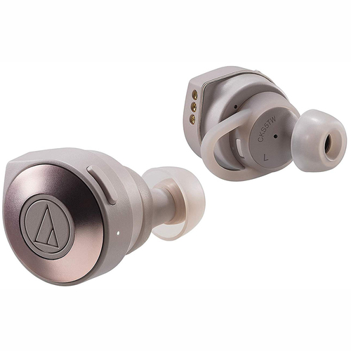 Audio-Technica ATH-CKS5TWKH Solid Bass Wireless In-Ear Headphones - Khaki
