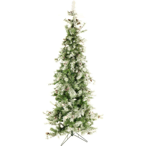 Fraser Hill Fraser Hill Farm 7.5  Buffalo Fir  Slim Christmas Tree - Mti LED Lht EZ