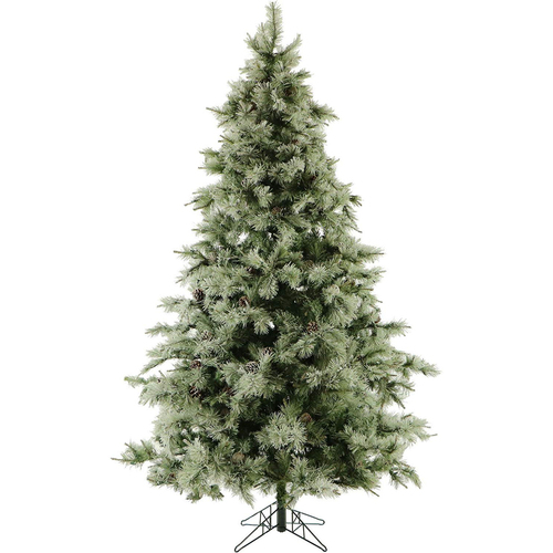 Fraser Hill Farm 7.5 Ft. Glistening Pine Tree with Clear LED Lights - FFGP075-5GR