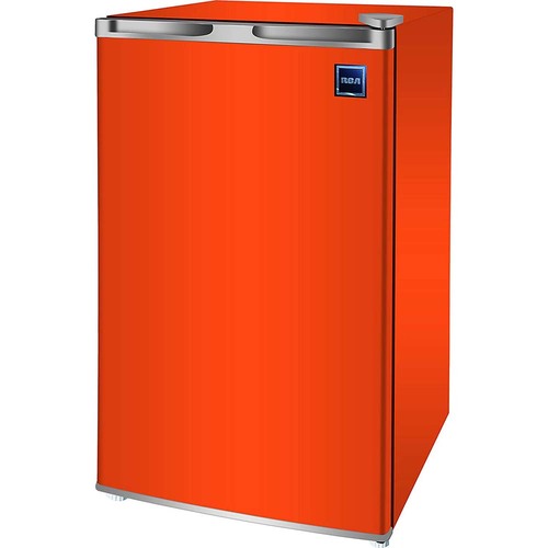 RCA Mini Refrigerator 3.2 Cu. Ft., Orange, FR320