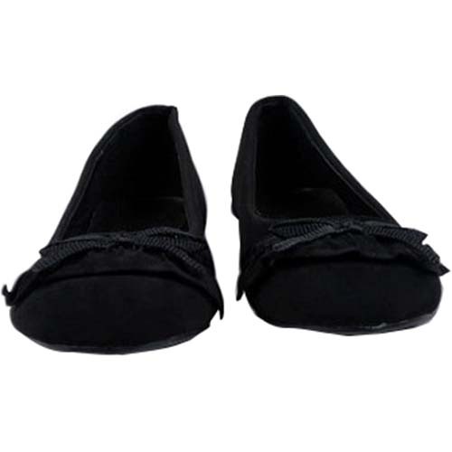Lane Bryant Black Flat Womens Shoe with Bow Size 11