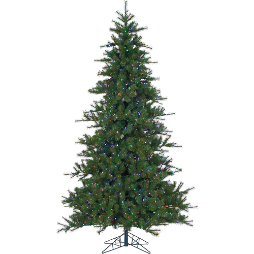 Fraser Hill Farm 10 Ft. Southern Peace Pine Christmas Tree w/ Multi LED Lighting - FFSP010-6GR