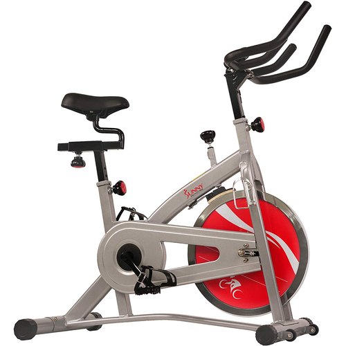 Sunny Health and Fitness SF-B1421 Chain Drive Indoor Cycling Exercise Bike w LCD Monitor