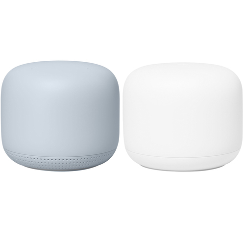 Google Nest Wifi Router Dual Band Mesh System AC2200 + Access Point 2-Pack GA01426 Mist