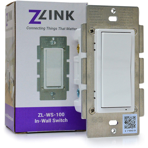 ZLINK Z-Wave PLUS In-Wall Switch ZL-WS-100
