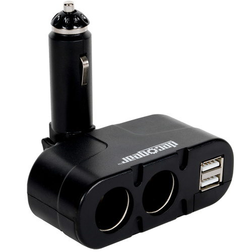Deco Gear Dual DC12V/24V Multifunction Car Charger Socket Cigarette Lighter USB Ports