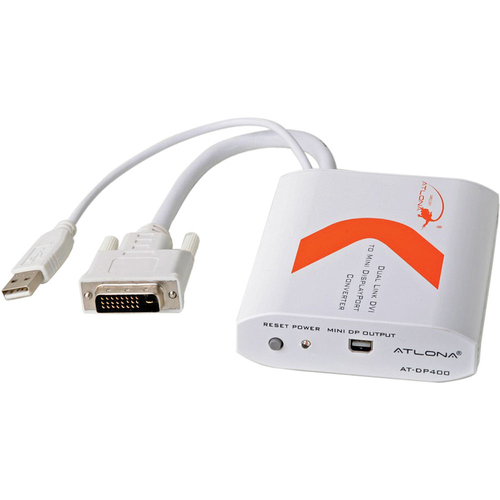 Atlona (Dual Link) DVI to Mini DisplayPort Converter for Apple 27-inch LED and 27-inch