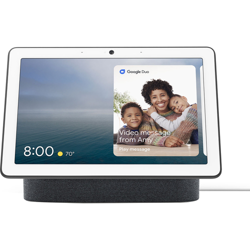 Google Nest Hub Max with Built-in Google Assistant - Charcoal (GA00639-US) - Open Box