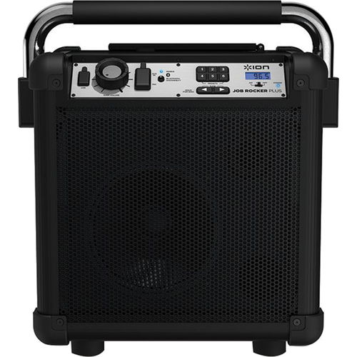 Ion Audio Job Rocker Plus Portable Heavy-Duty Jobsite Speaker System, Black, 