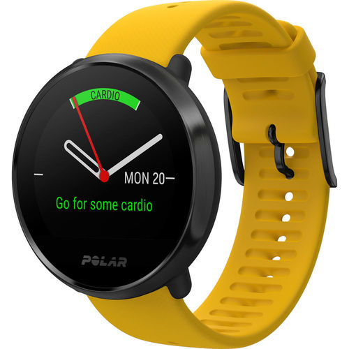 Polar Ignite GPS Fitness Watch with Heart Rate Monitor - 90075950 (M/L, Yellow/Black)