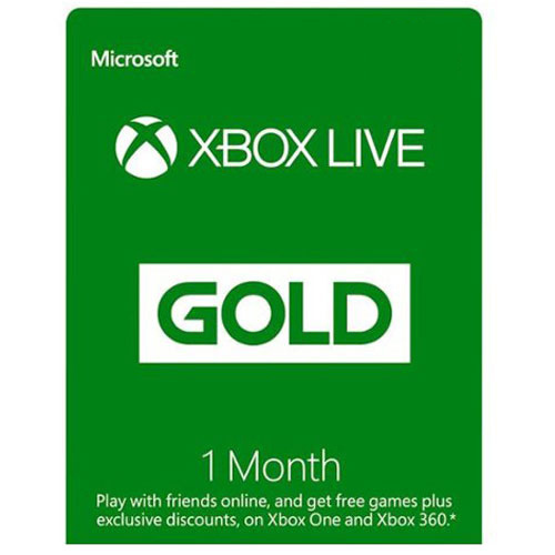 Microsoft Xbox Live 1 Month Gold Membership