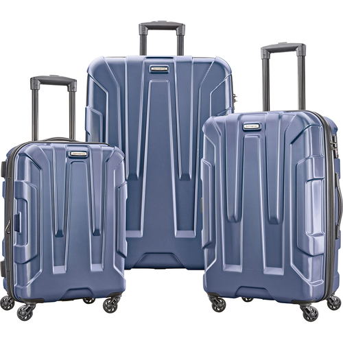 Samsonite Centric 3pc Hardside (20/24/28) Luggage Set, Navy Blue - Open Box