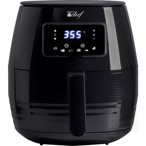 Digital 5.8QT Electric Air Fryer - Healthier & Faster Cooking - Black - Open Box