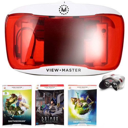 View-Master Deluxe VR Viewer w/ Three Assorted View-Master Experience Packs