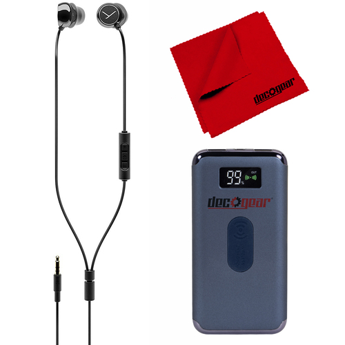 BeyerDynamic Soul BYRD Wired In-Ear Headset (Black) w/ Wireless Power Bank 8000 mAh & More