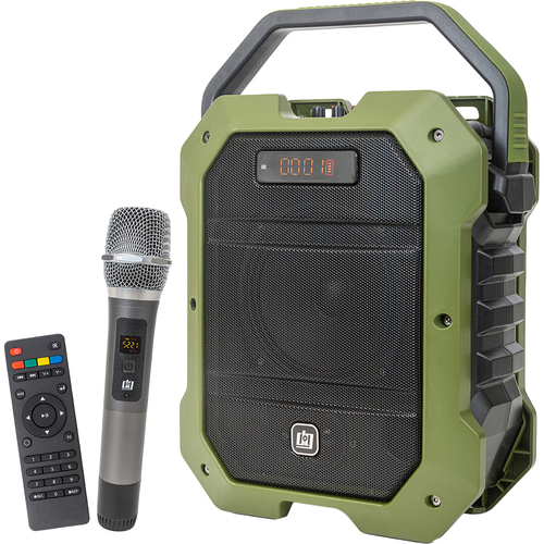 Deco Gear Portable PA Speaker with Wireless Microphone - 80W Power and 5000 mAh (Open Box)