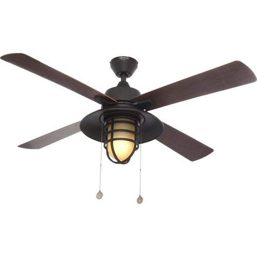 Westinghouse Lighting Great Falls 52` ABS Four-Blade Indoor/Outdoor Ceiling Fan, Bronze - 7204300