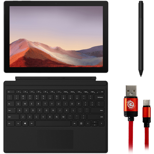 Microsoft VAT-00016 Surface Pro 7 16GB/512GB, Black w/ Surface Pen and Type Cover Kit