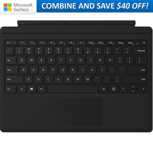 Microsoft Surface Pro Signature Type Cover Keyboard (Black) FMM-00001