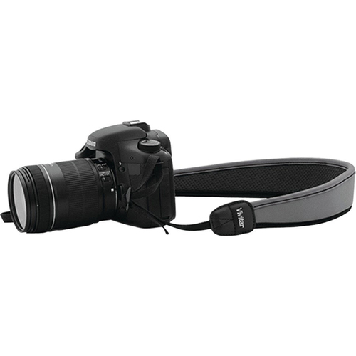 Neoprene SLR Camera Adjustable Neck/Shoulder Strap, Gray - viv-slr-stp-gry