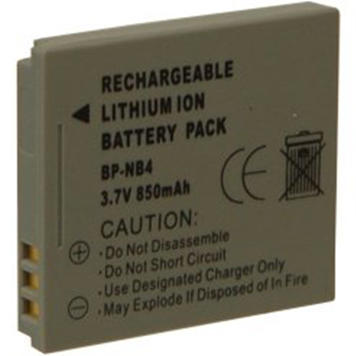 Vivitar NB-4L 850mAh Lithium Battery for Powershot ELPH 100HS, ELPH 300HS, ELPH 310HS