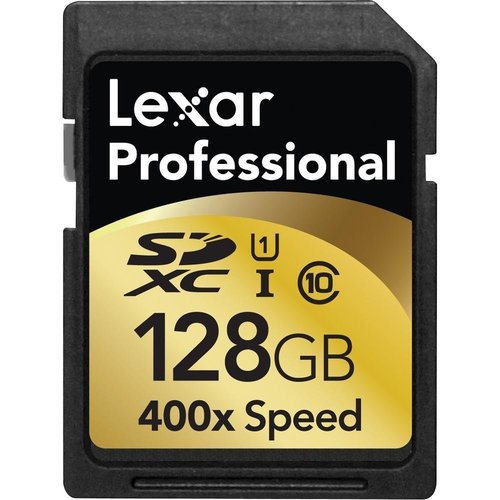 Lexar 128 GB Professional 400x SDXC UHS-I Card