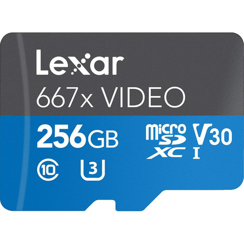 Lexar High-Performance 667x Video microSDXC 256gb