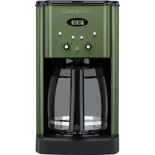 Cuisinart DCC-1200 Brew Central 12 Cup Programmable Coffeemaker, Green, Refurbished