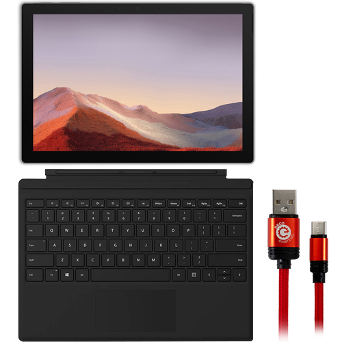 Microsoft Surface Pro 7 12.3` Intel i7-1065G7 16/256GB Platinum+Keyboard Bundle