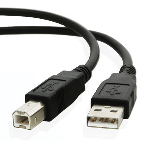 6ft Gold-Plated USB 2.0 Type A Male to B Male Cable for Printers/Scanners/Camera 