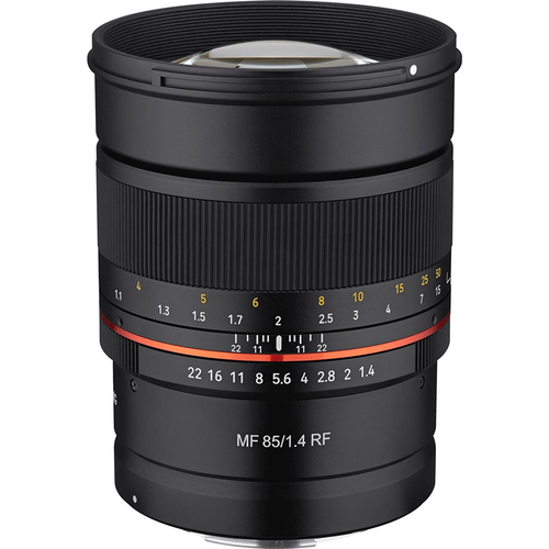 Rokinon 85mm F1.4 UMC Telephoto Full Frame Prime Lens for Canon EOS RF Mount (Open Box)
