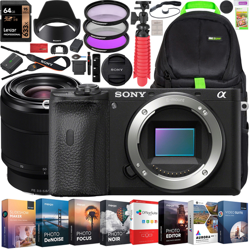 Sony a6600 Mirrorless Camera Body + 28-70mm F3.5-5.6 OSS Lens Kit SEL2870 Bundle