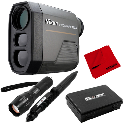 Nikon PROSTAFF 1000i 6x20 Laser Rangefinder + Deco Gear Tactical Set Bundle
