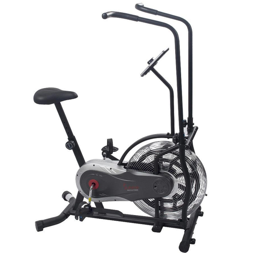Sunny Health and Fitness SF-B2715 Zephyr Upright Air Fan Bike w/Unlimited Resistance Adjustable Handlebar