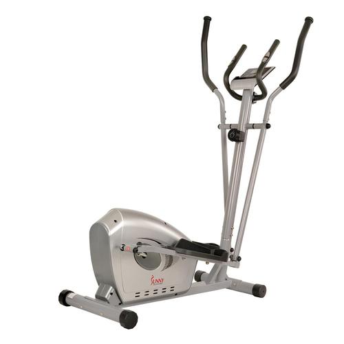 Sunny Health and Fitness SF-E3607 Magnetic Elliptical Machine with Tablet Holder, LCD and Pulse Monitor