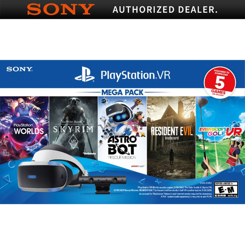 Sony Playstation 4 Virtual Reality VR 5-Game Bundle - Open Box